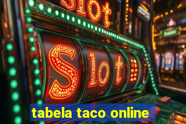 tabela taco online